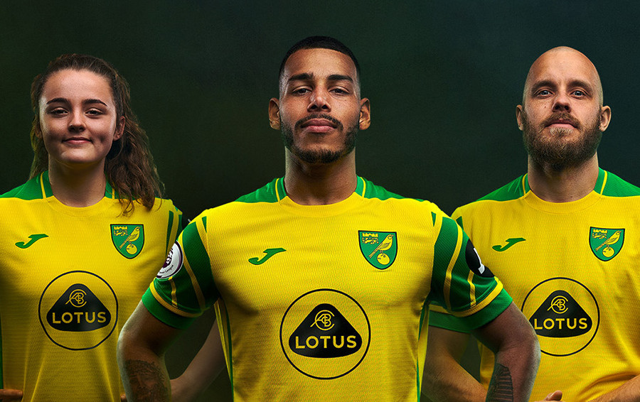 Norwich City maglia home 2021-2022