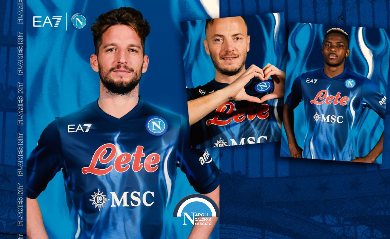 SSC Napoli Flames terza maglia 2021-2022