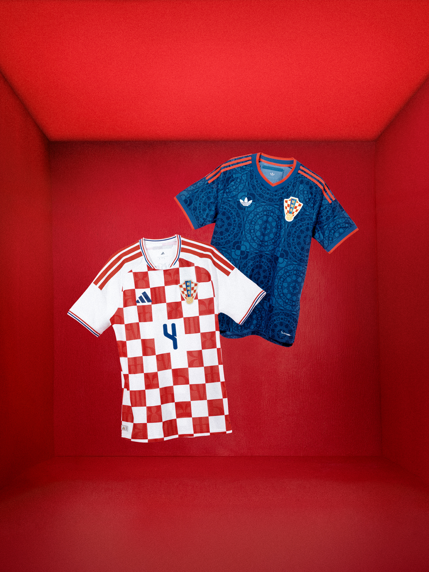 Le maglie della Croazia 2026-2027 di adidas nello stile della simbologia nazionale