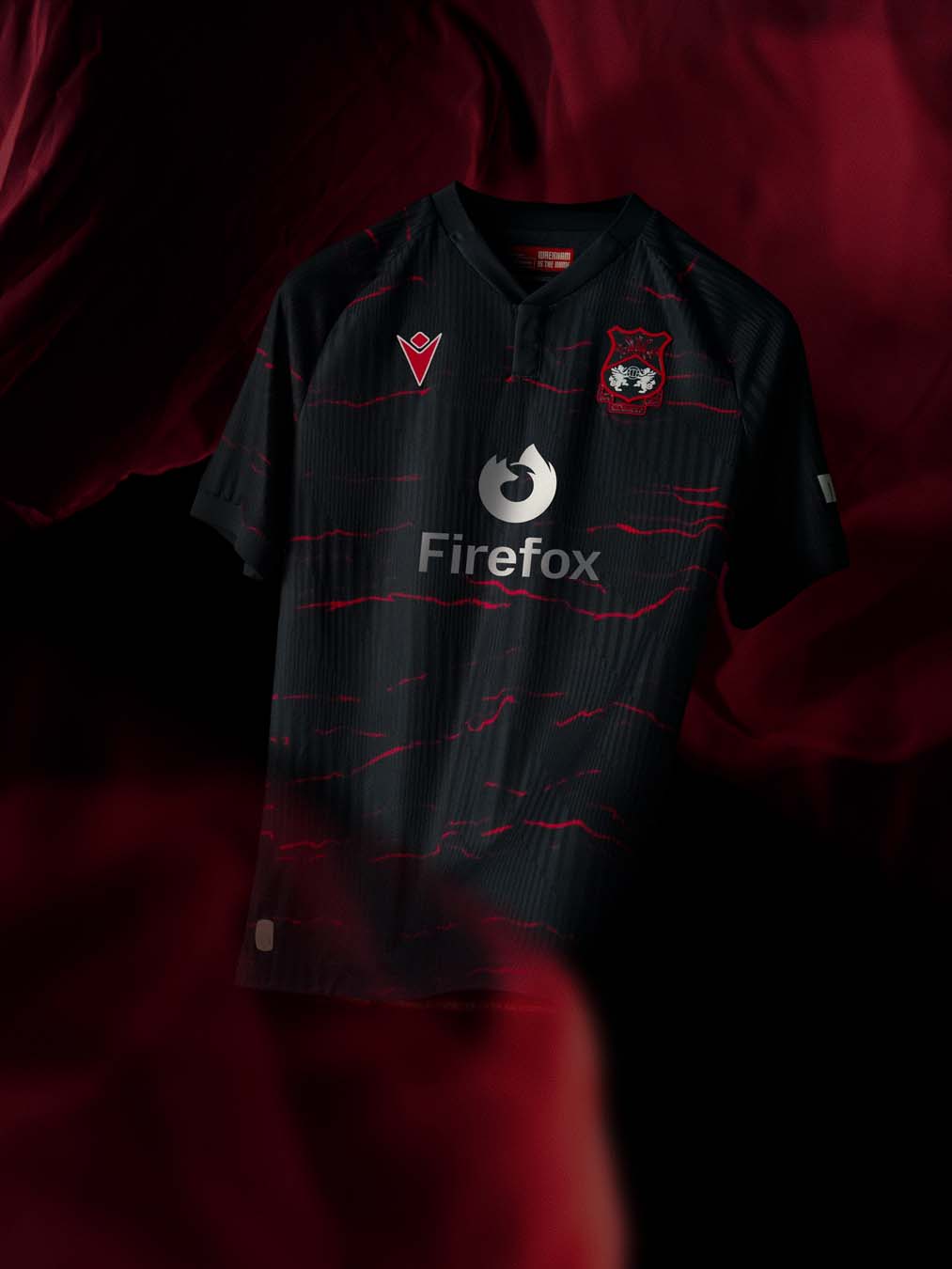 Maglia away del Wrexham AFC 2026-2027 firmata Macron