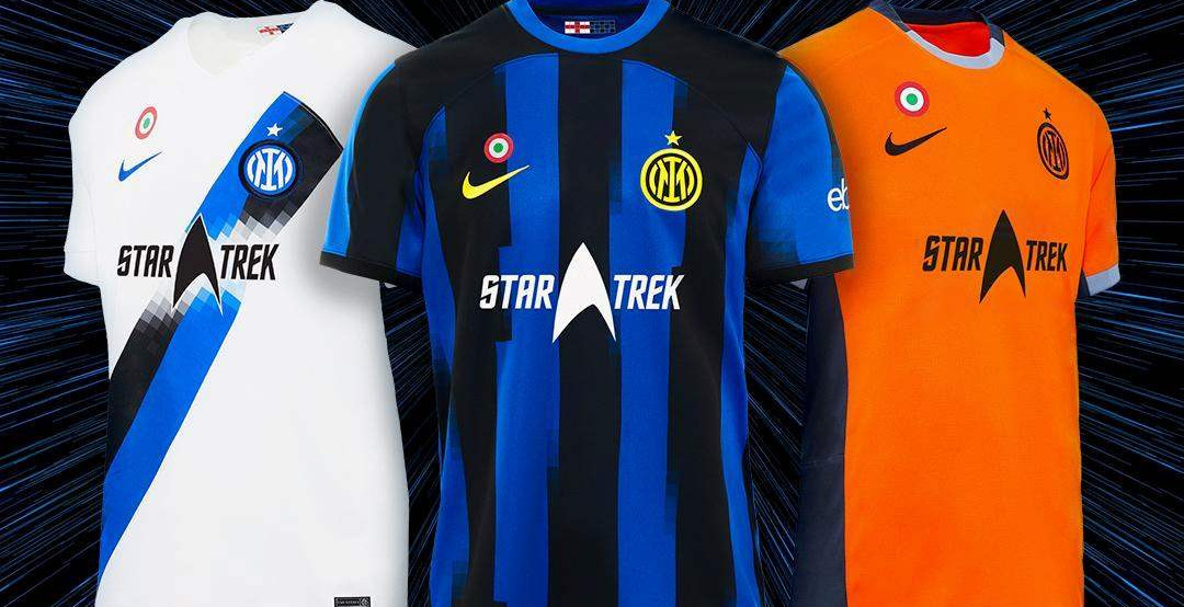 Star Trek op Inter Milan maglia in wedstrijd tegen Cagliari