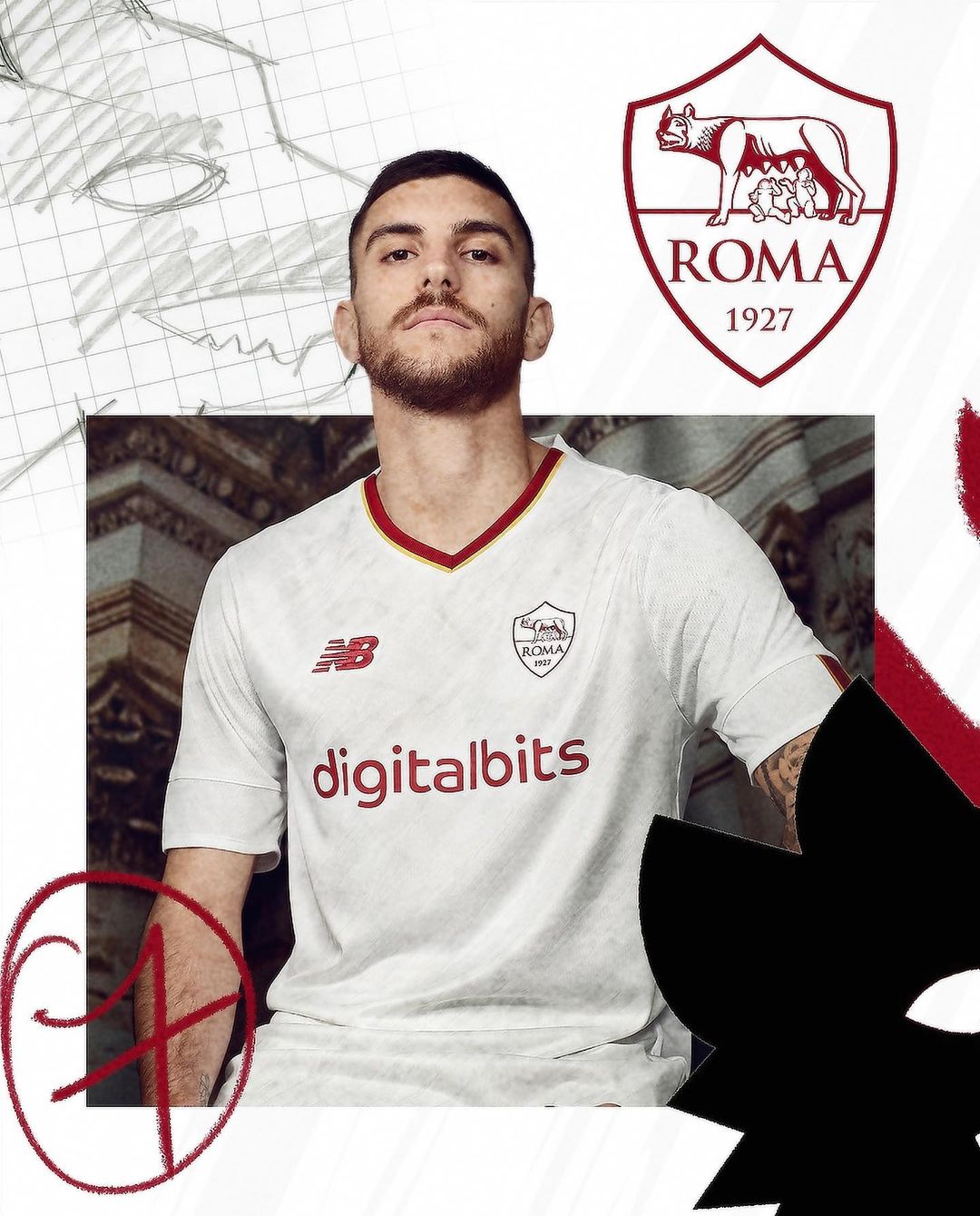 AS Roma maglia away 2022-2023