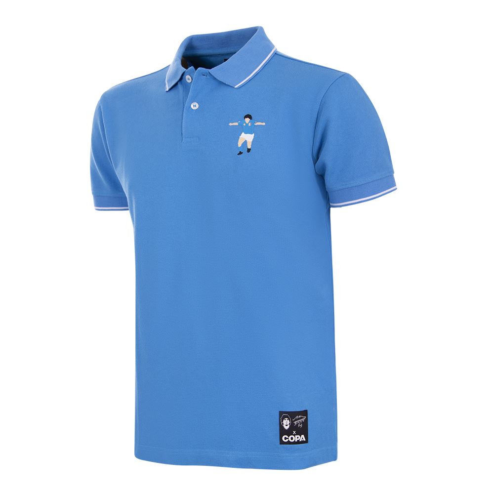 Polo Napoli Maradona azzurra