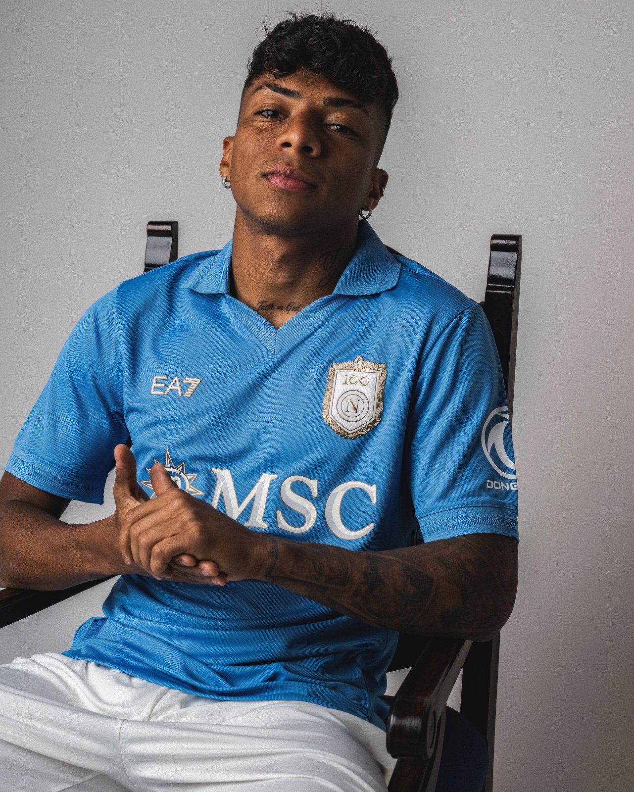 Maglia home SSC Napoli 2026-2027 omaggio ai 100 anni