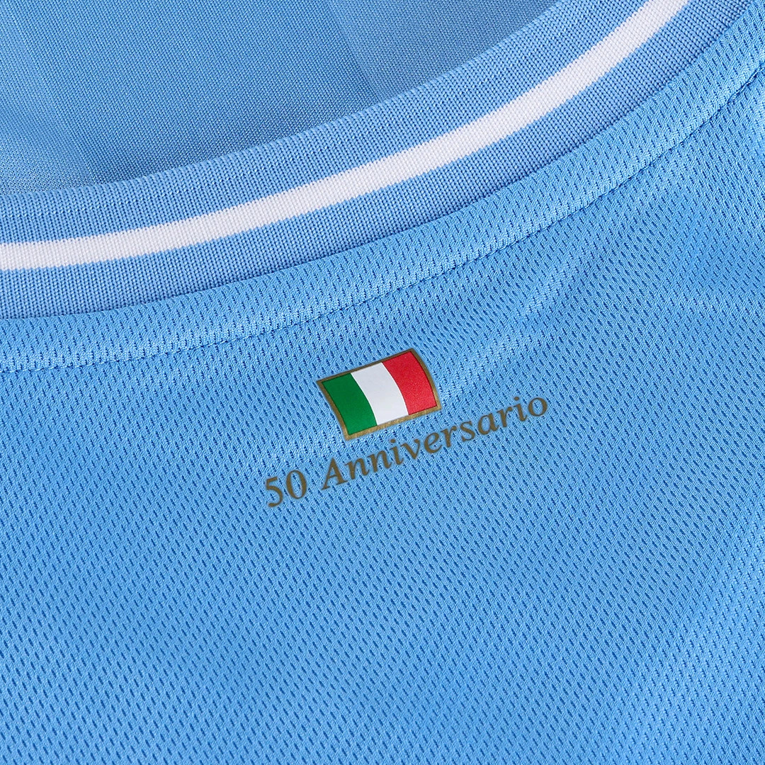 Maglie della SS Lazio 2023-2024: Mizuno celebra i 50 anni dal primo scudetto