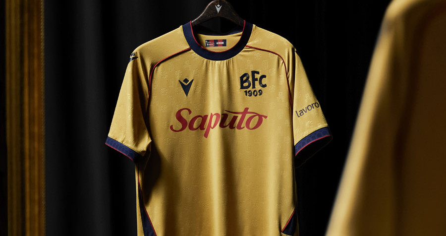 Bologna FC terza maglia 2026-2027 omaggio allo Stadio Renato Dall'Ara