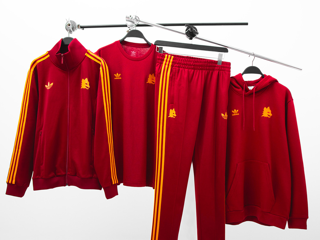 Adidas Originals AS Roma collectie in stijl van jaren 70