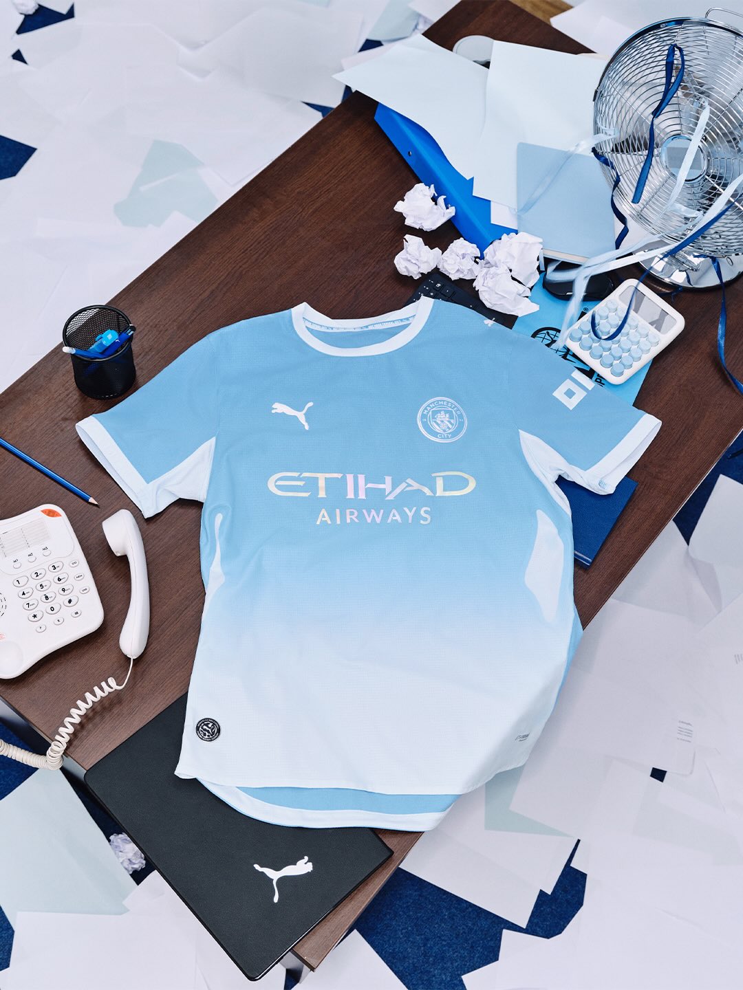 Maglia home Manchester City 2026-2027 con effetto gradiente!