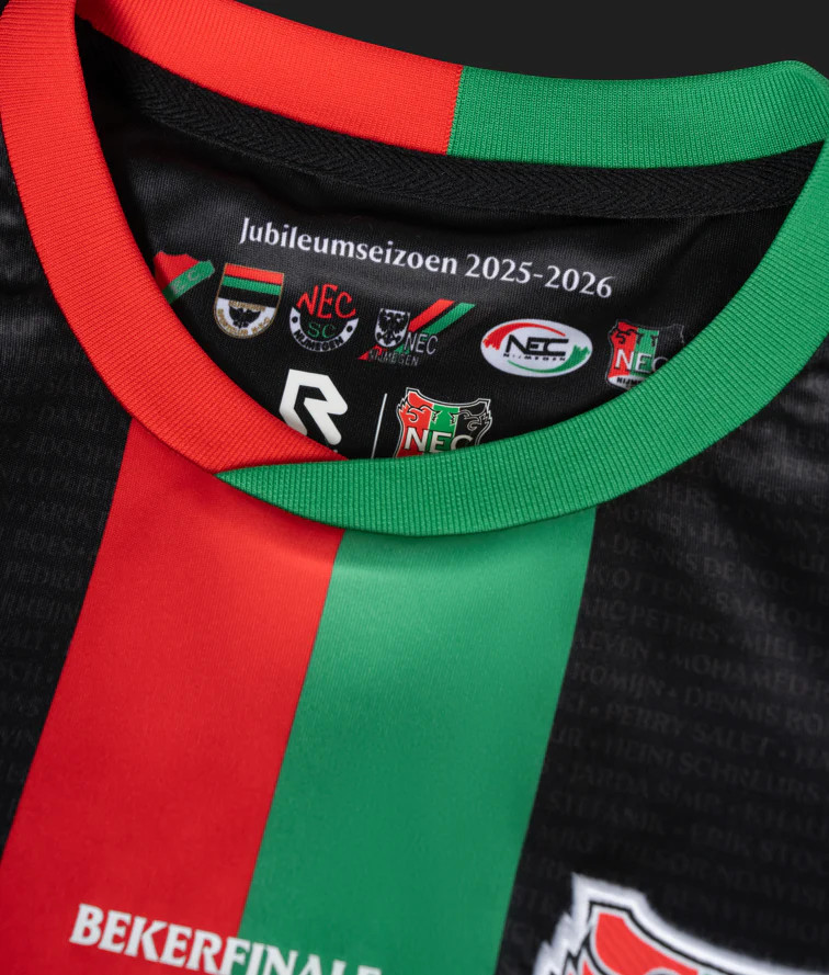 La maglia finale di coppa N.E.C. Nijmegen 2025-2026