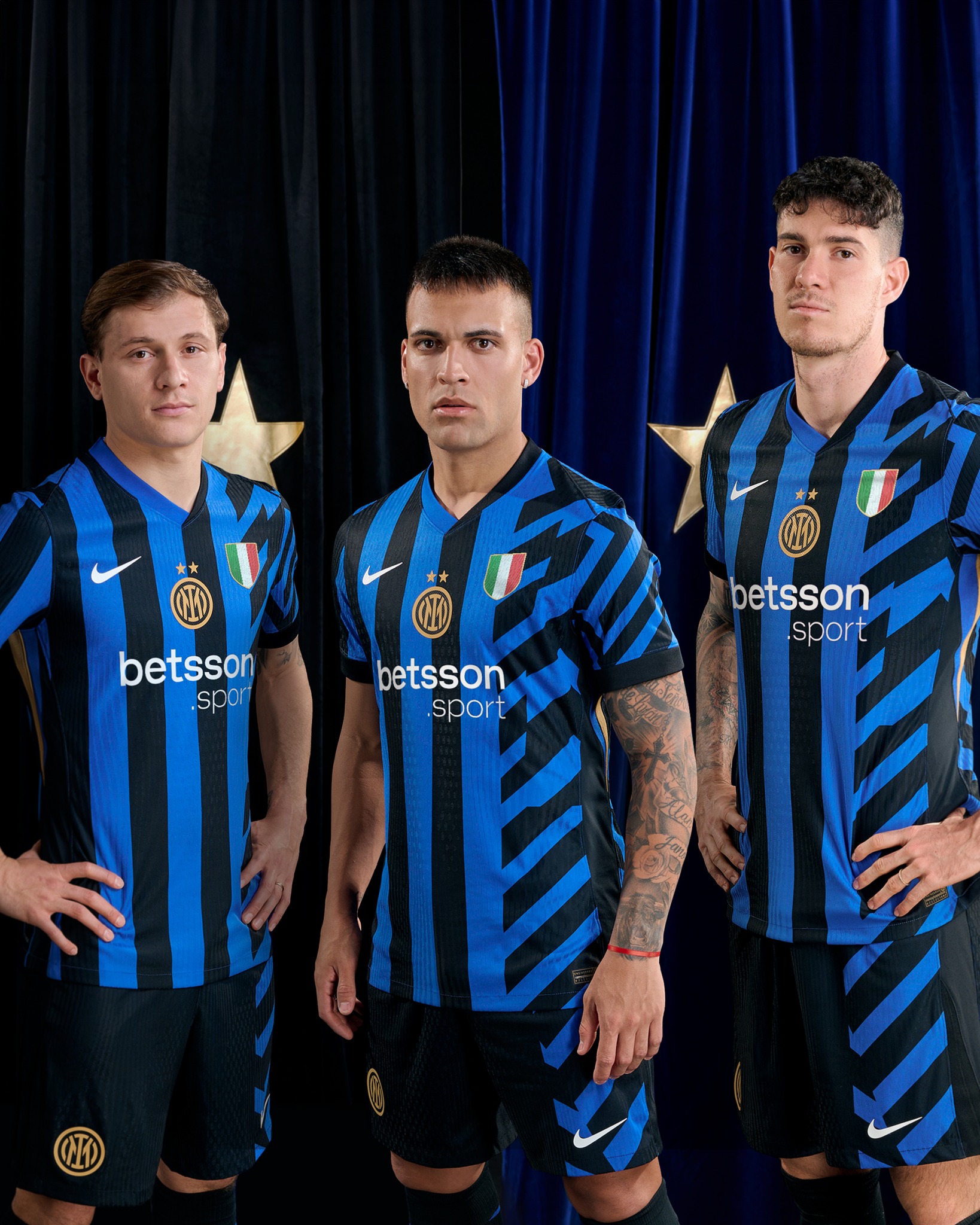 Maglia home dell’Inter 2024-2025: la prima con le due stelle
