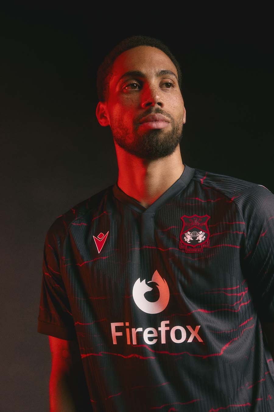 Maglia away del Wrexham AFC 2026-2027 firmata Macron