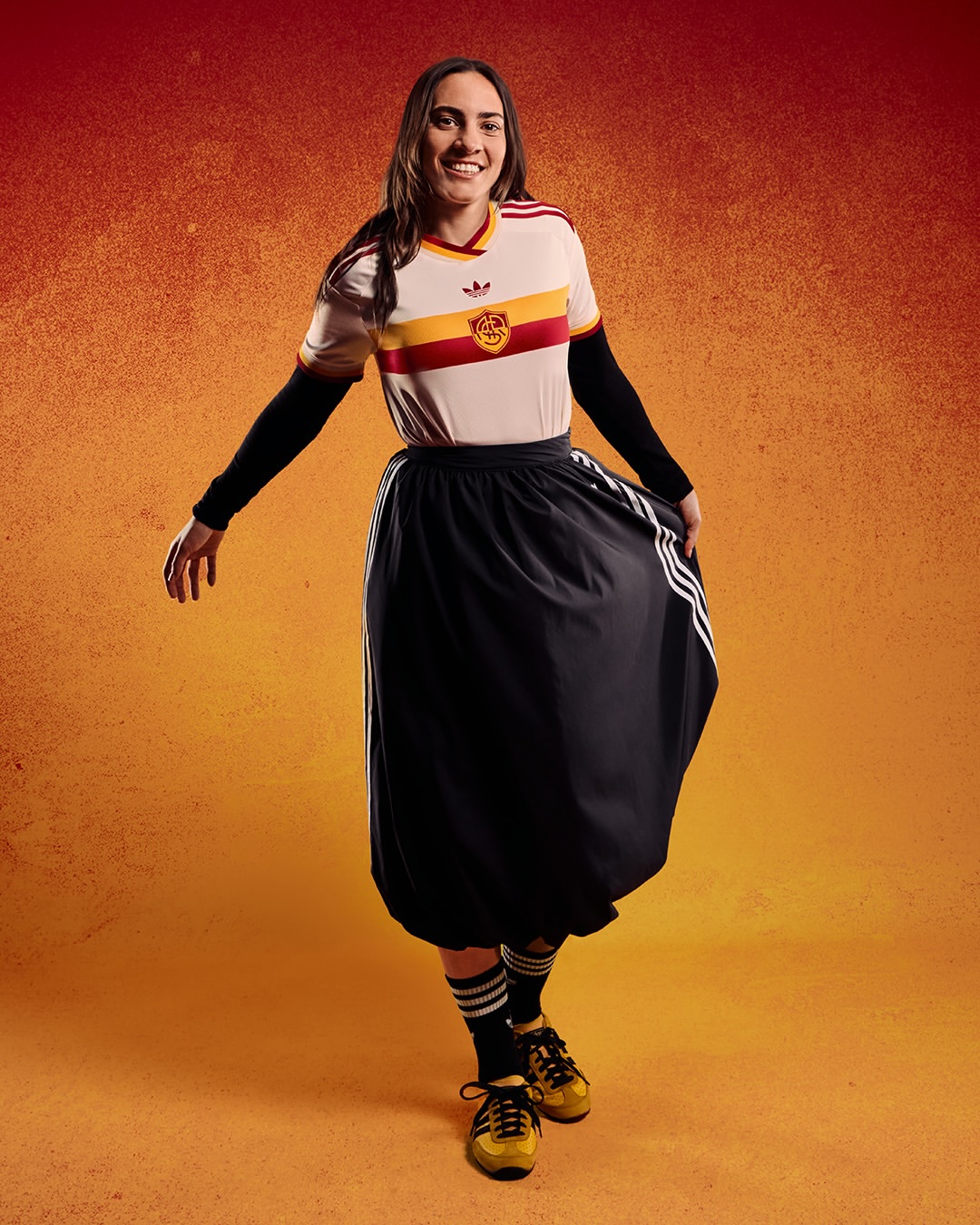 Maglia away dell'AS Roma 2026-2027 ispirata alla maglia away degli anni '40
