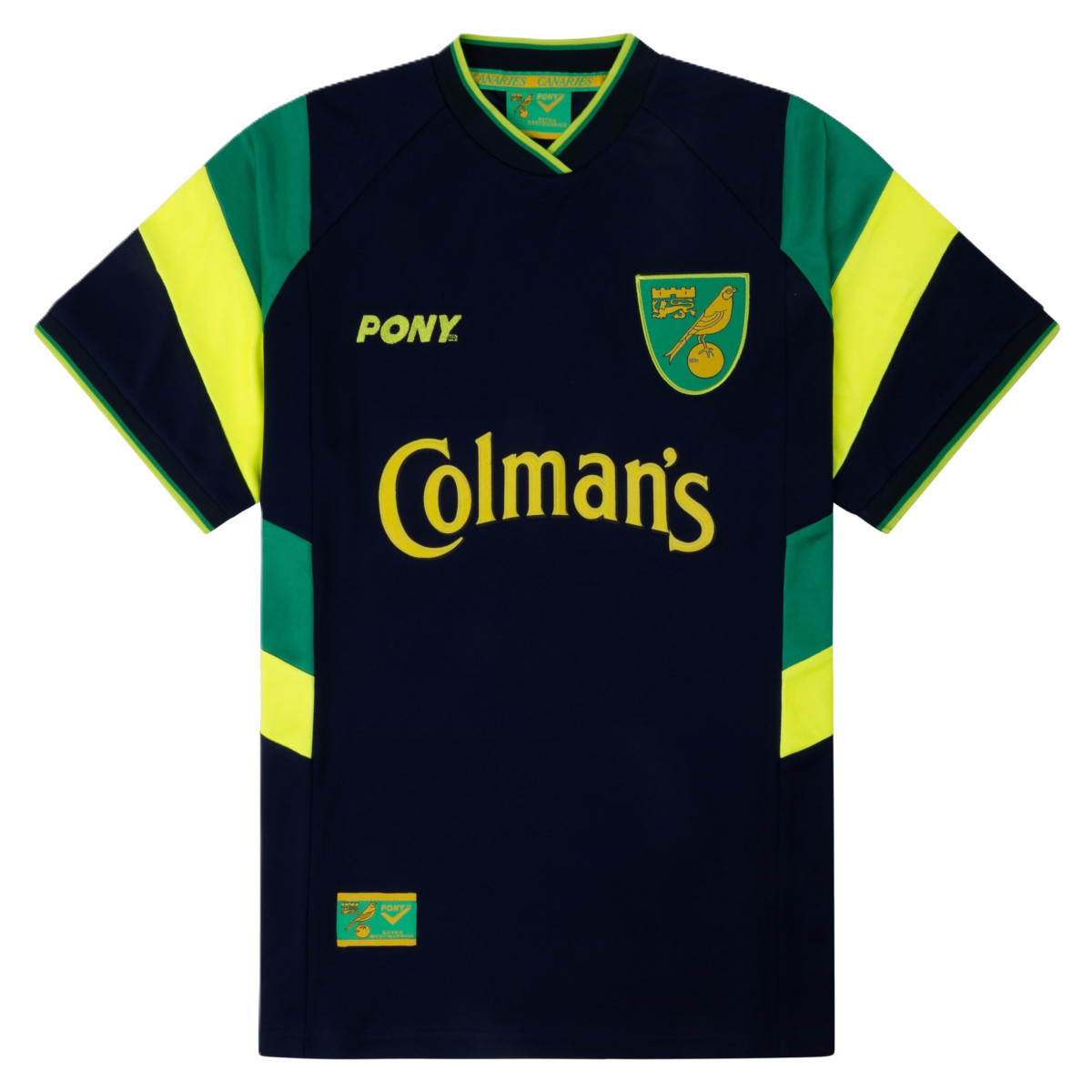 Norwich City terza maglia retro 1997-1999