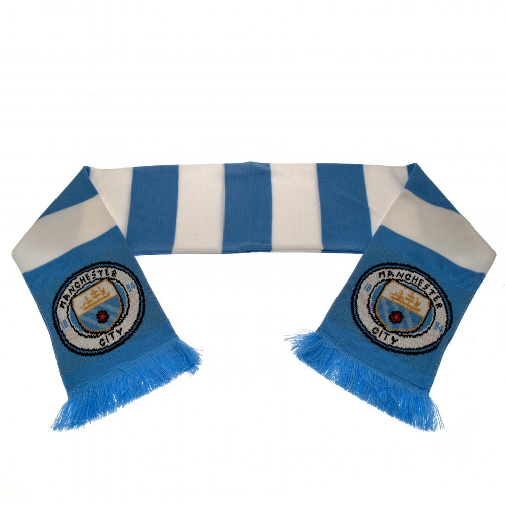 Manchester City sciarpa bar - Azzurro/Bianco