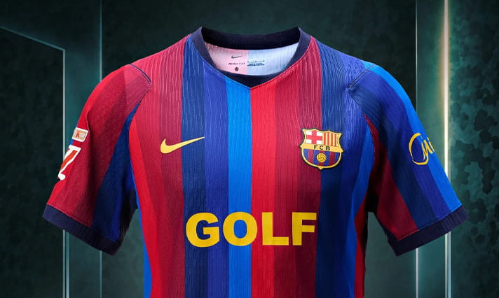 FC Barcelona e Spotify presentano una maglia speciale GOLF WANG per El Clásico