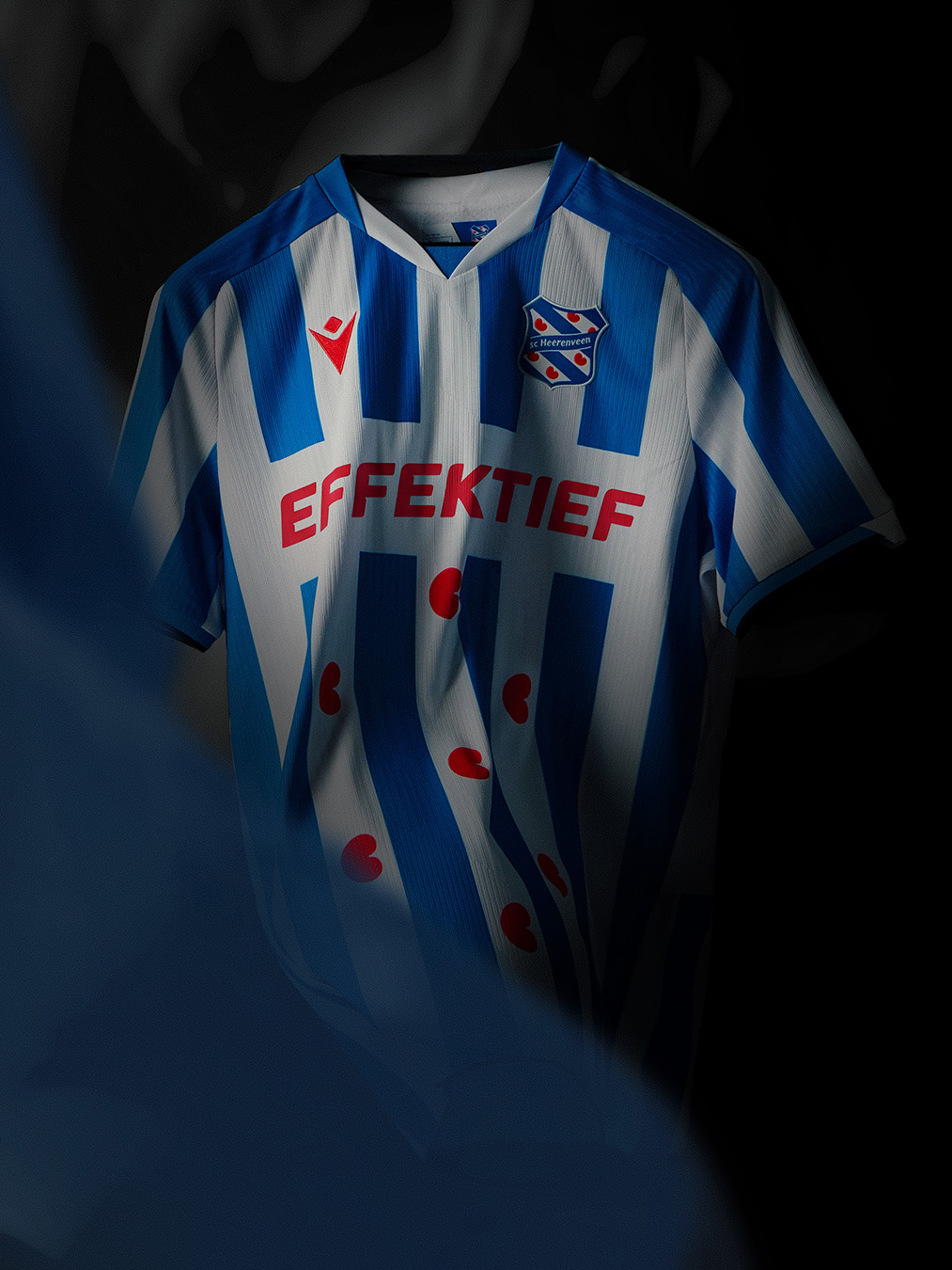 La maglia home dello SC Heerenveen 2026-2027 firmata Macron