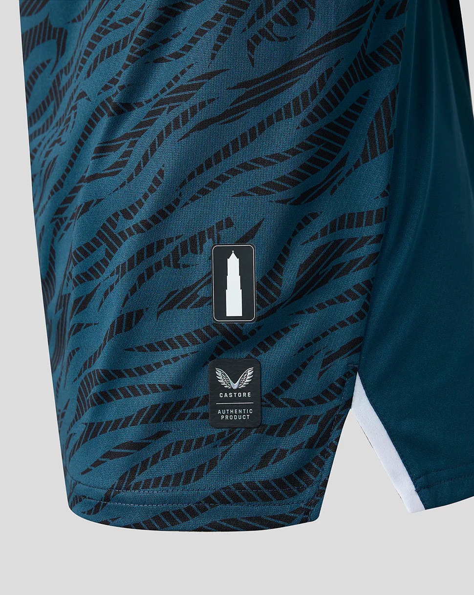 La maglia away dell'FC Utrecht 2026-2027 contiene una stampa tigrata