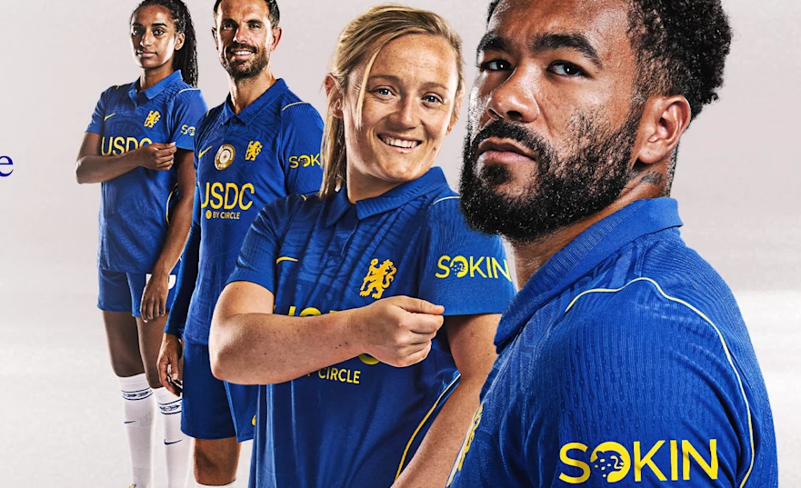 Sokin nuovo sponsor di manica sulla maglia del Chelsea
