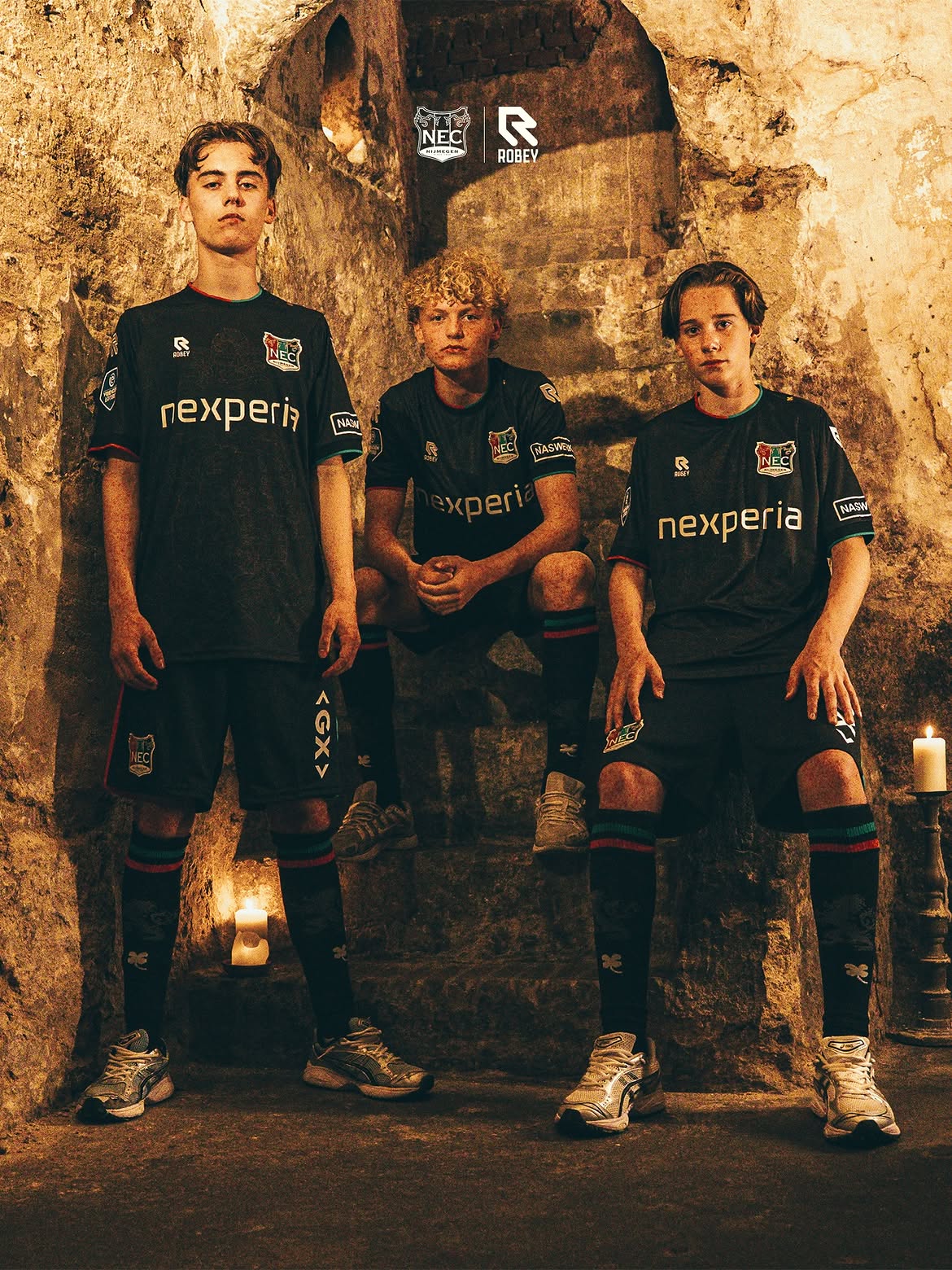 Maglie del N.E.C. Nijmegen 2026-2027 all'insegna dell'arte!