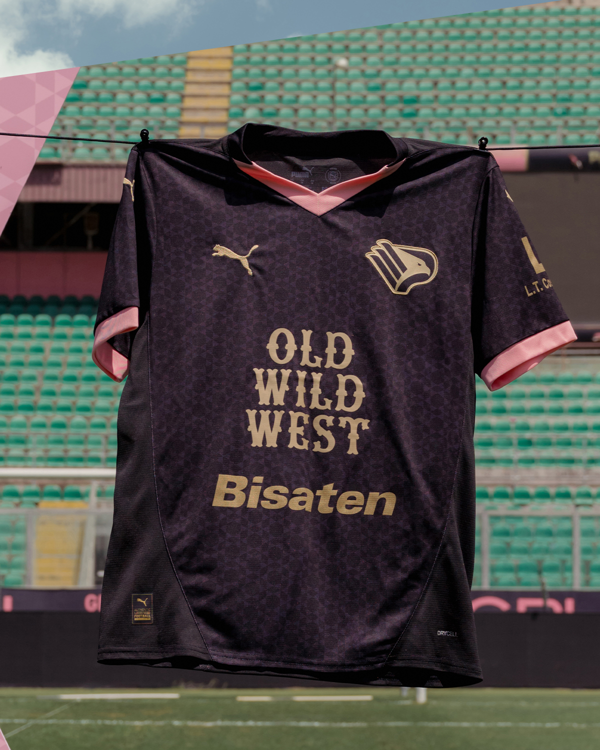 Maglie del Palermo 2024-2025: Puma tra rosanero, oro e Mediterraneo