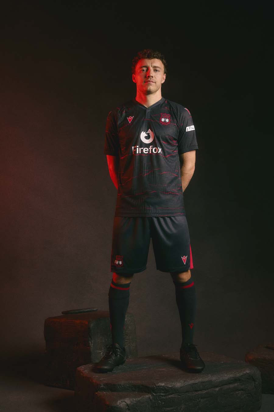 Maglia away del Wrexham AFC 2026-2027 firmata Macron