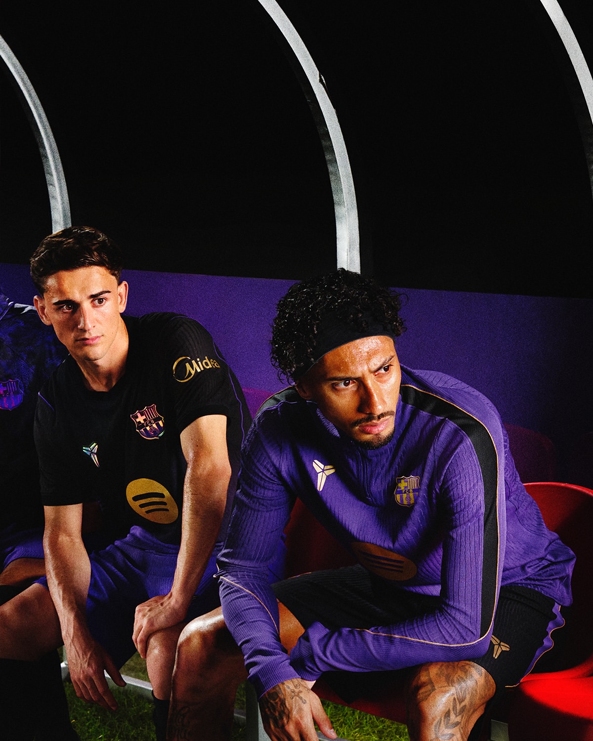 Maglia away del FC Barcellona 2026-2027, di nuovo firmata Mamba e Kobe Bryant!