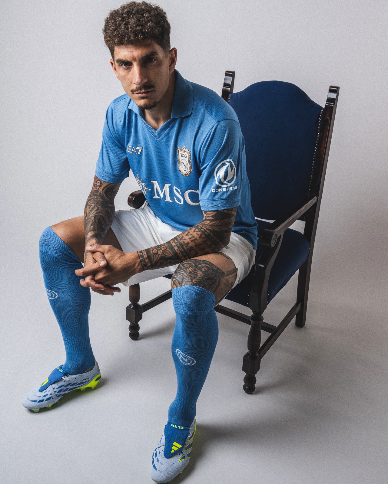 Maglia home SSC Napoli 2026-2027 omaggio ai 100 anni