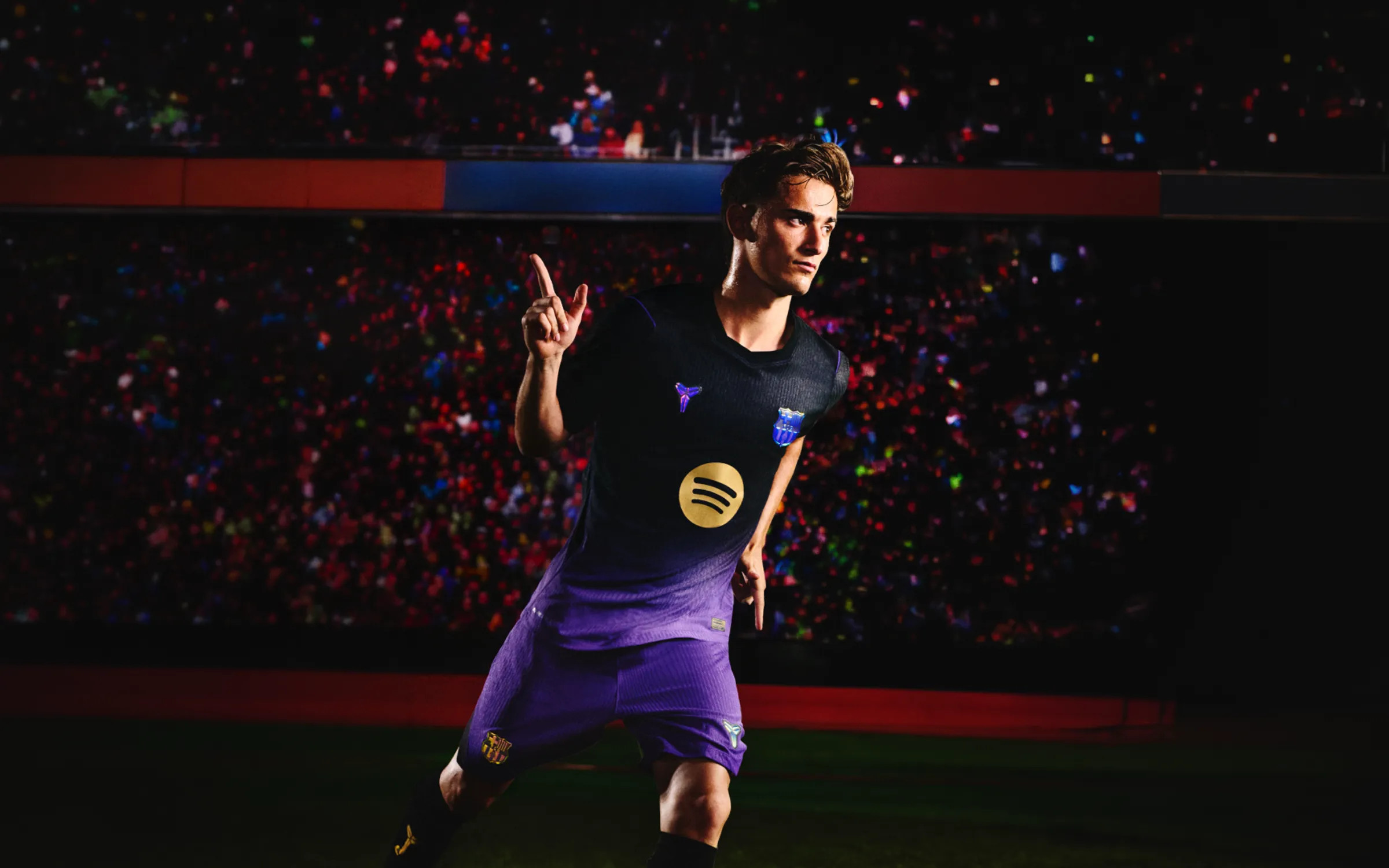 Maglia away del FC Barcellona 2026-2027, di nuovo firmata Mamba e Kobe Bryant!