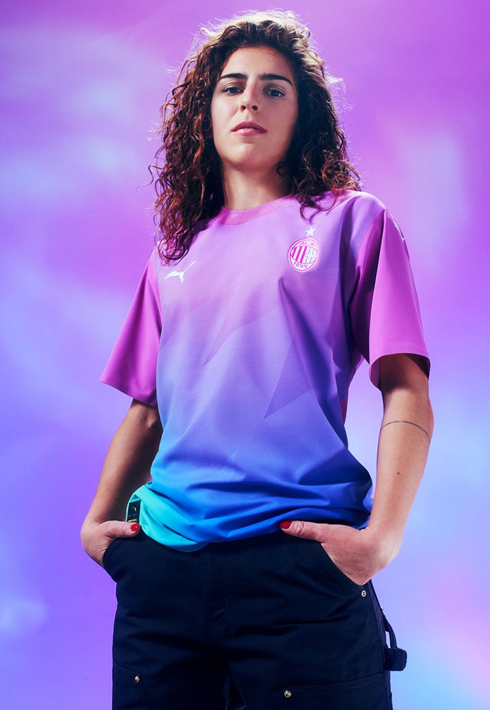 Terza maglia del Milan 2023-2024: il viola dell'inclusione firmato Puma