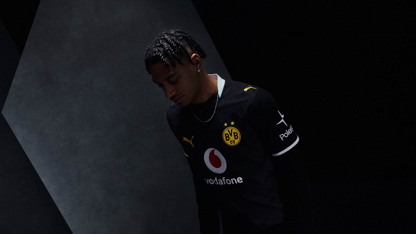 Maglia away nera del Borussia Dortmund 2026-2027, omaggio ai tifosi!