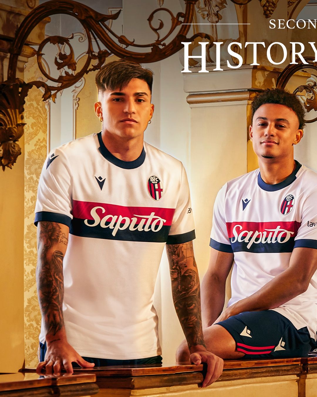 Maglia away del Bologna 2024-2025: Macron rilancia il kit dello scudetto 1924-1925