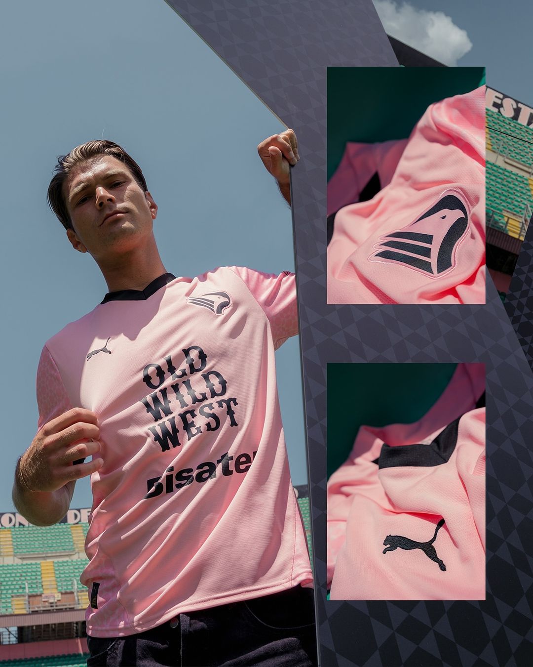 Maglie del Palermo 2024-2025: Puma tra rosanero, oro e Mediterraneo