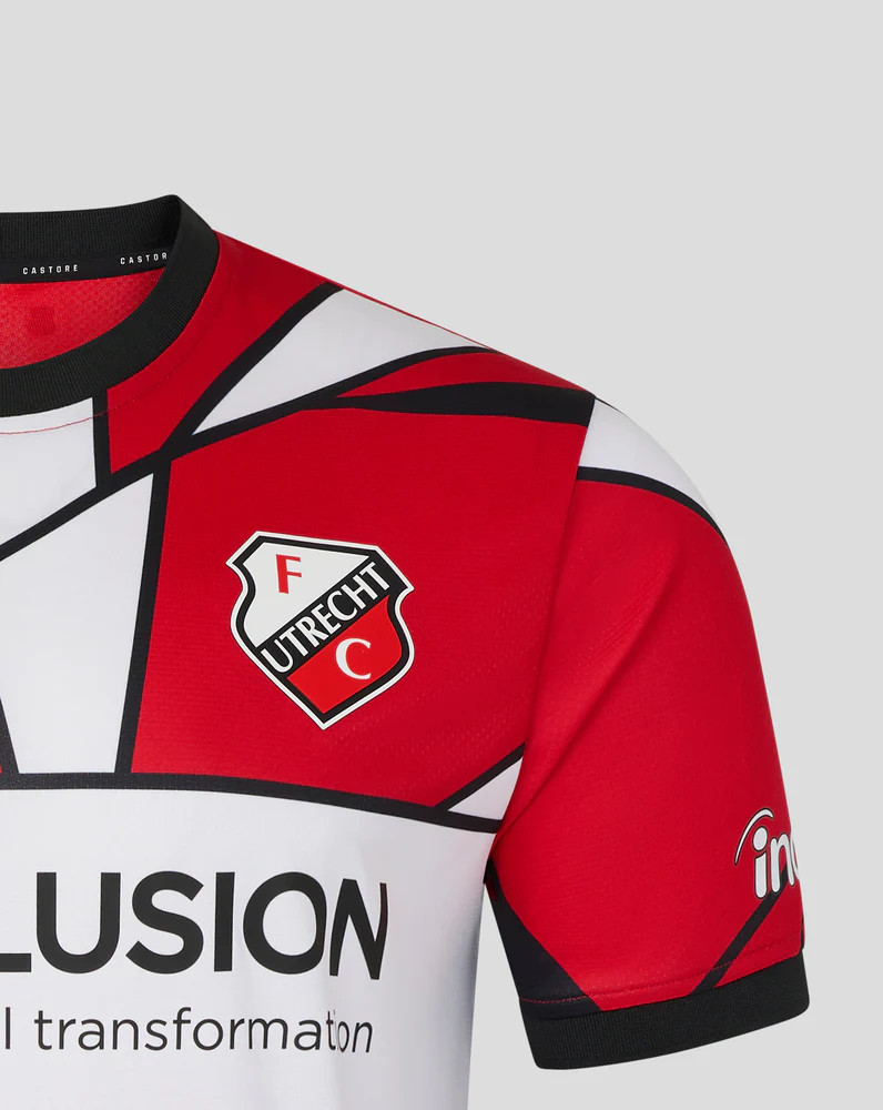 Quarta maglia FC Utrecht 2025-2026 in collaborazione con il Wilhelmina Kinderziekenhuis